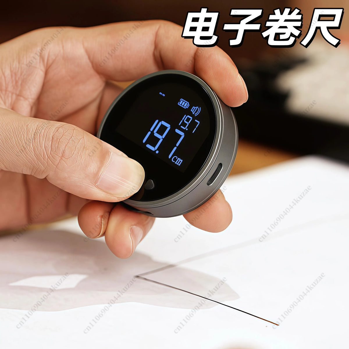 Portable Electronic Tape Measure Rangefinder, HD LCD Display, Multi-Function for Cylindrical Arc & Diameter Measurement